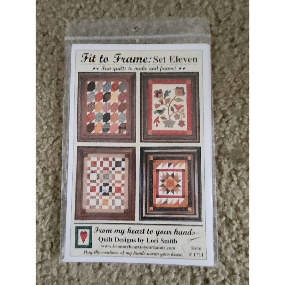 Fit to Frame Set Eleven Quilt Pattern‎ by Lori Smith
